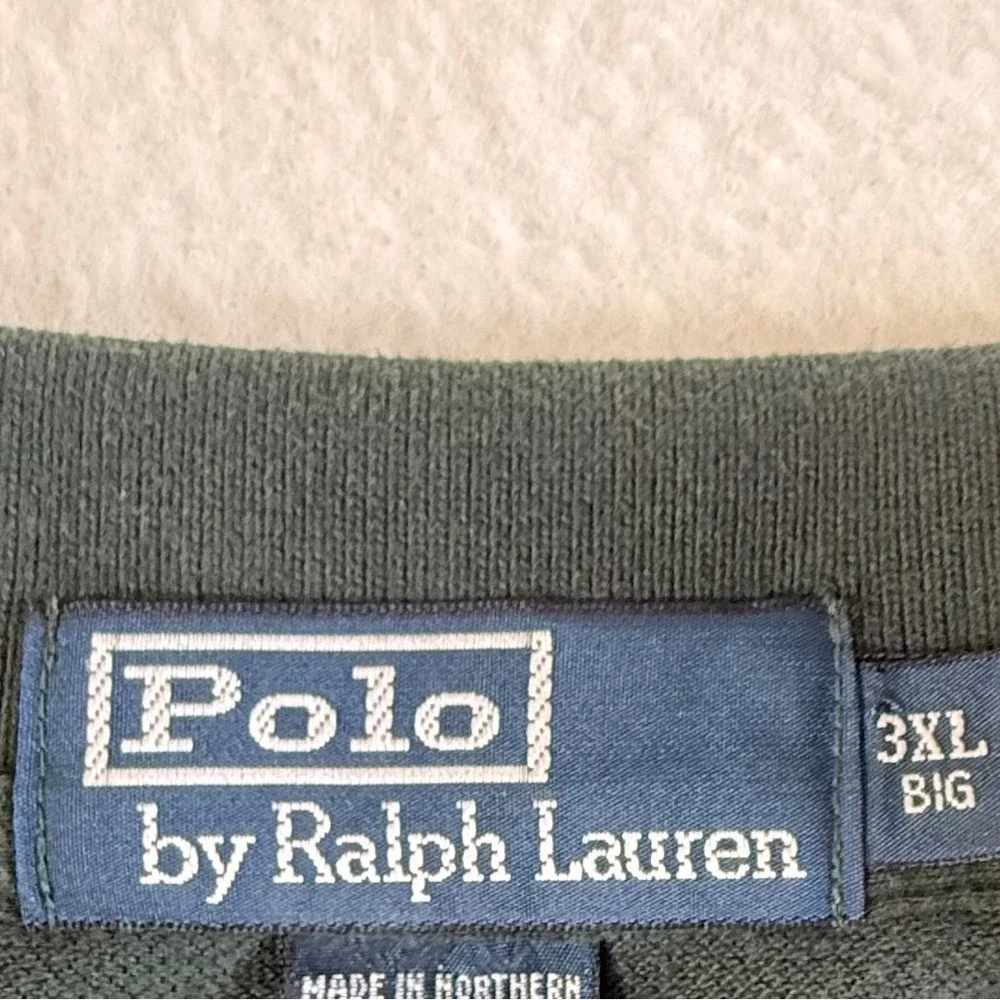 Polo Ralph Lauren Polo Shirt Mens 3XL Big Pique Short Sleeve Green